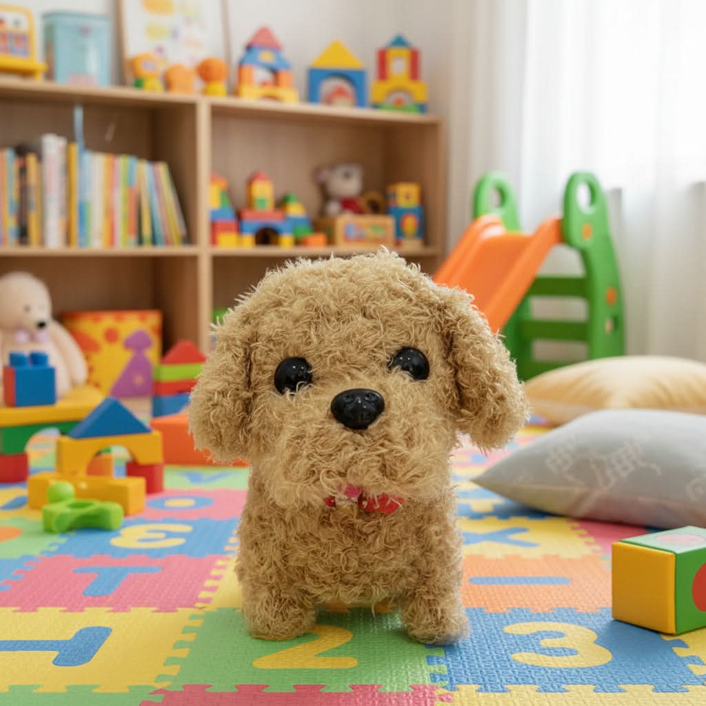 Joyful Motion Puppy Plush – Perfect for Family Fun