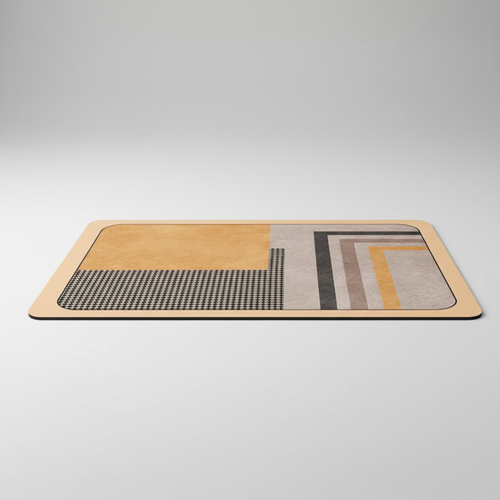 Quick-Drying Rectangular Bath Rug