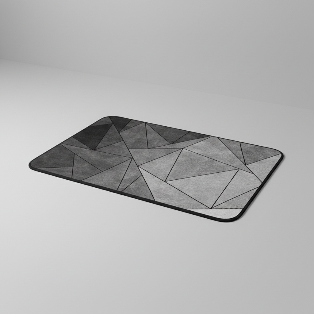 Quick-Drying Rectangular Bath Rug
