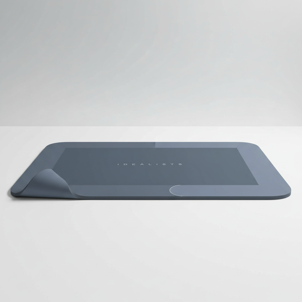 Non-Slip Rectangular Bath Mat for Safe Showering