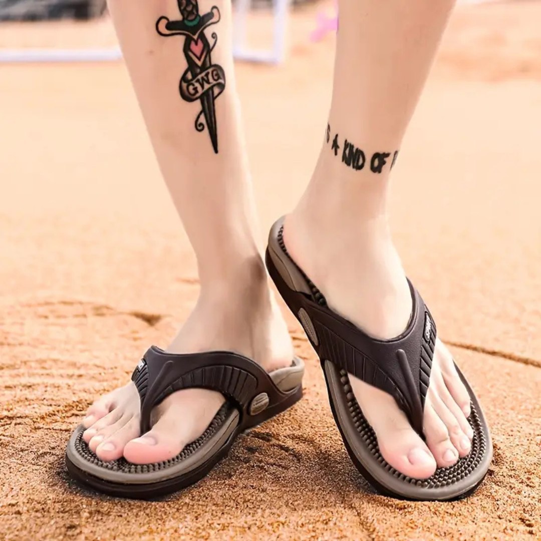 SoleEase | Therapeutic Acupressure Slippers for Foot Relief