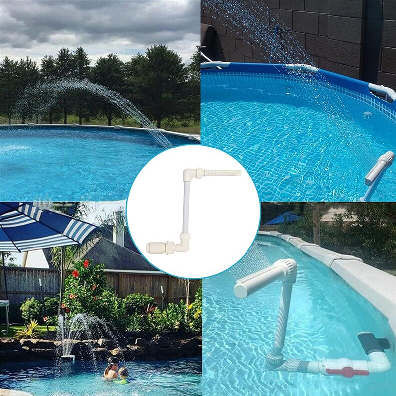 Charming AquaMist Fountain for Poolside Serenity and Fun