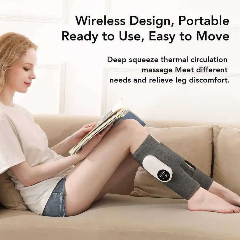 ComfortWave Wireless Calf and Arm Massager with Heat & Compression