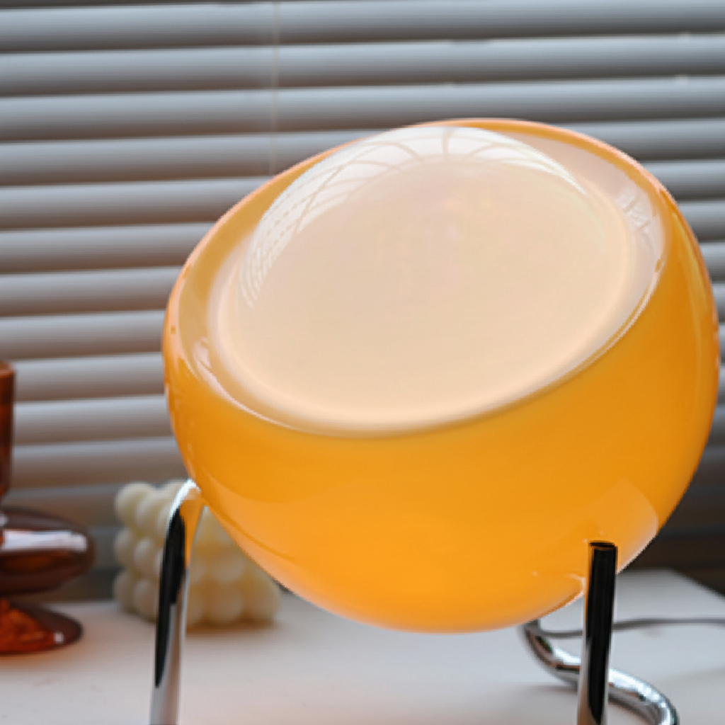 Vintage Style Glass Table Lamp