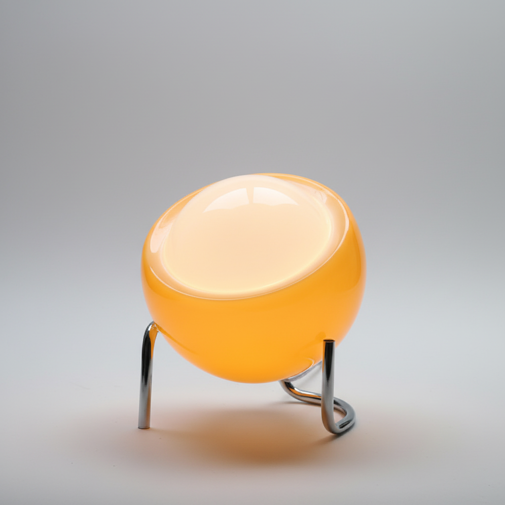Vintage Glass Table Lamp with Eco-Friendly LED | Warm Lighting for Every Space