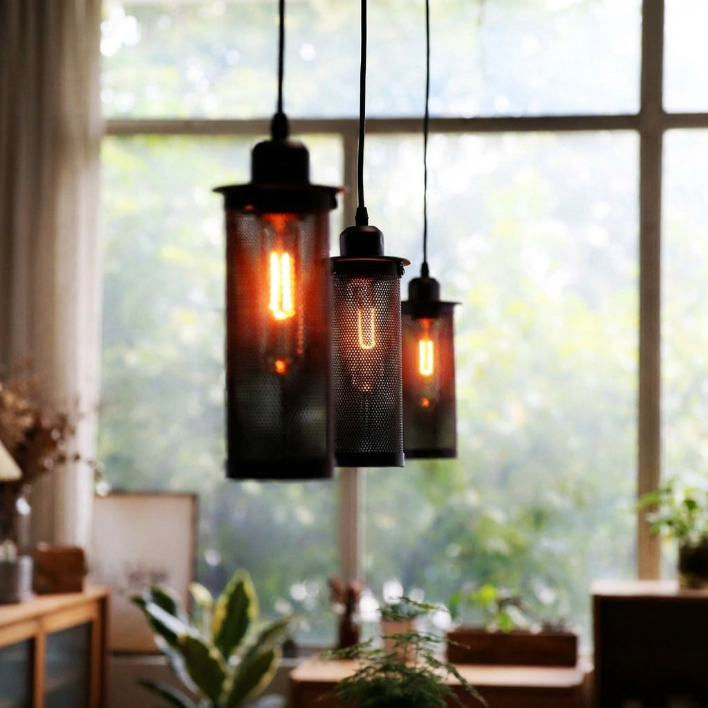 Industrial Style Pendant Light – Vintage Design