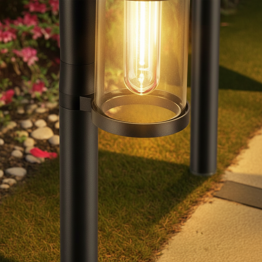 Garden Path Lighting in Retro Style