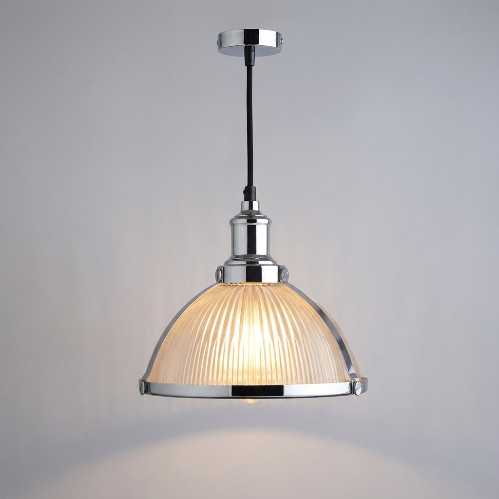 Hanging Light Fixture in Retro Design