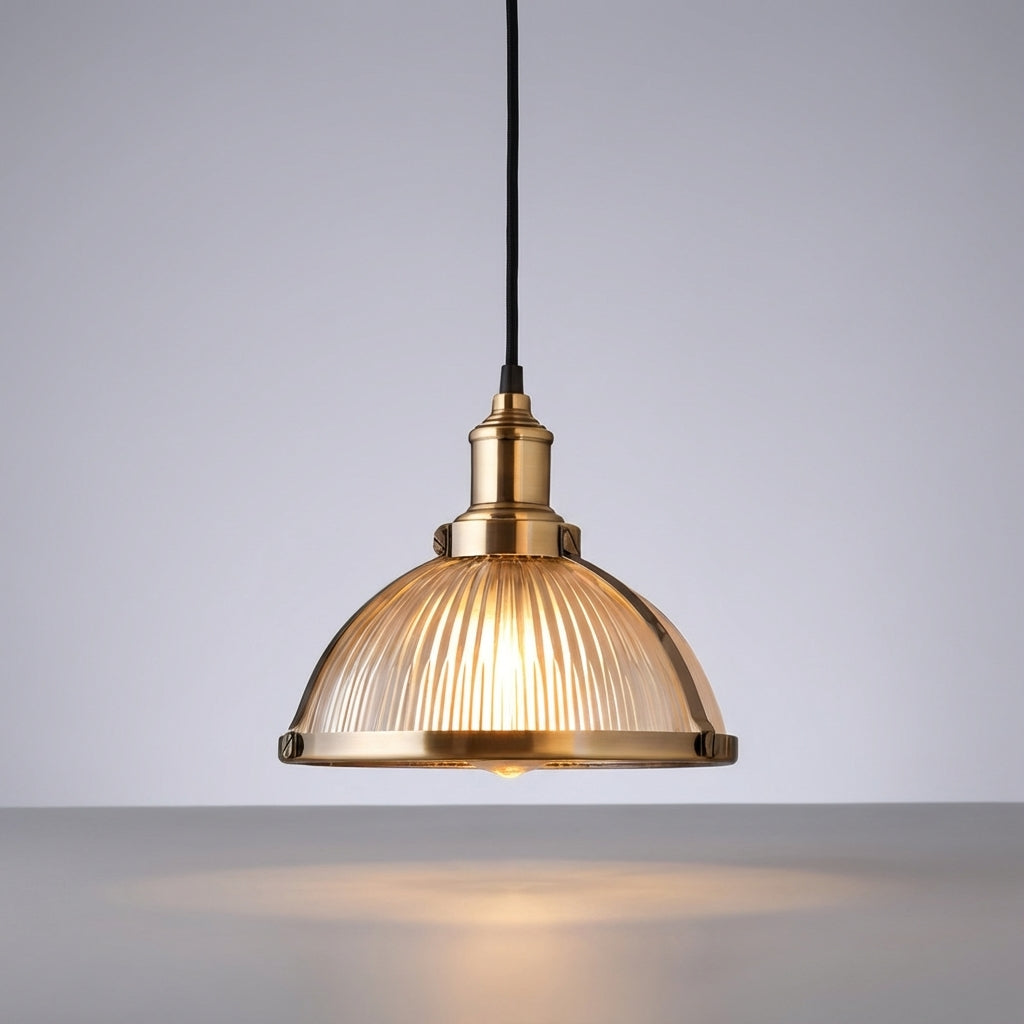Hanging Light Fixture in Retro Design