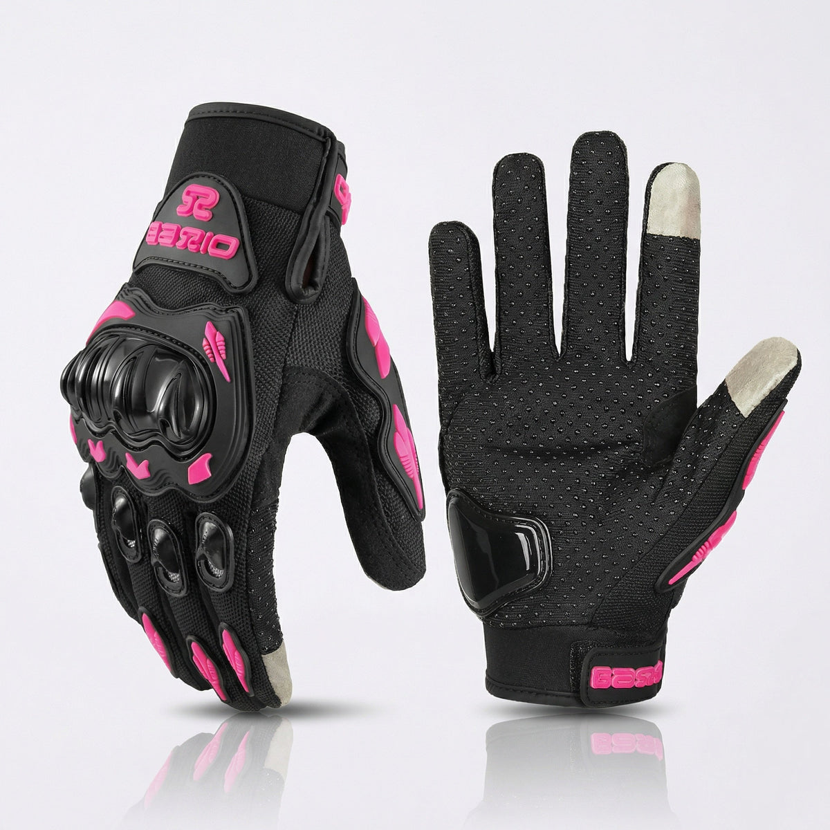Revved Up Comfort | Women's Riding Gloves with Mesh Panels & Smart Tips