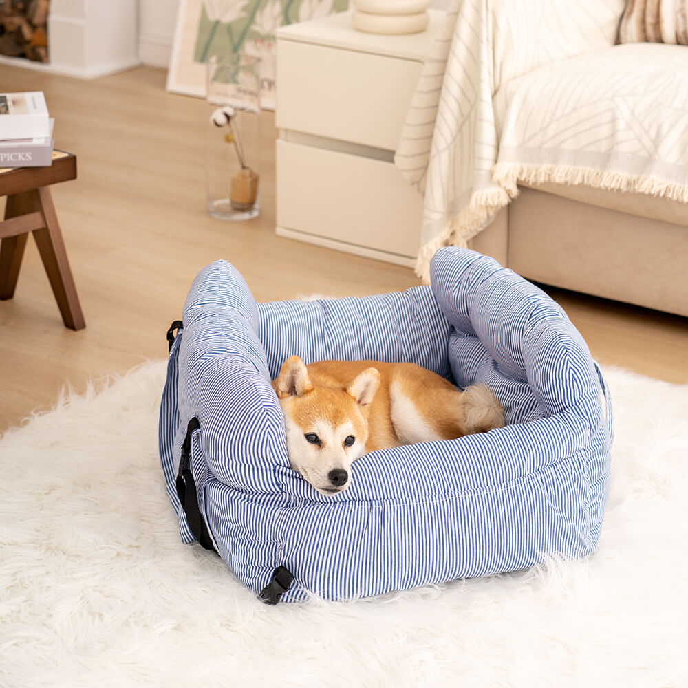 TravelBuddy Pet Booster | Comfortable Car Bed with Safety Features