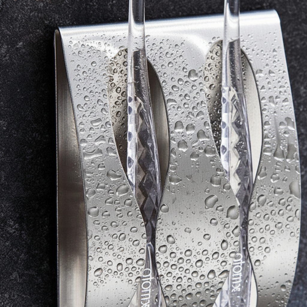 Shower Storage Solution - Stainless Steel Bathroom Organizer