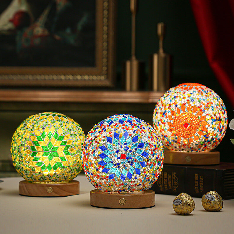 Bohemian Style Round Decorative Lamp