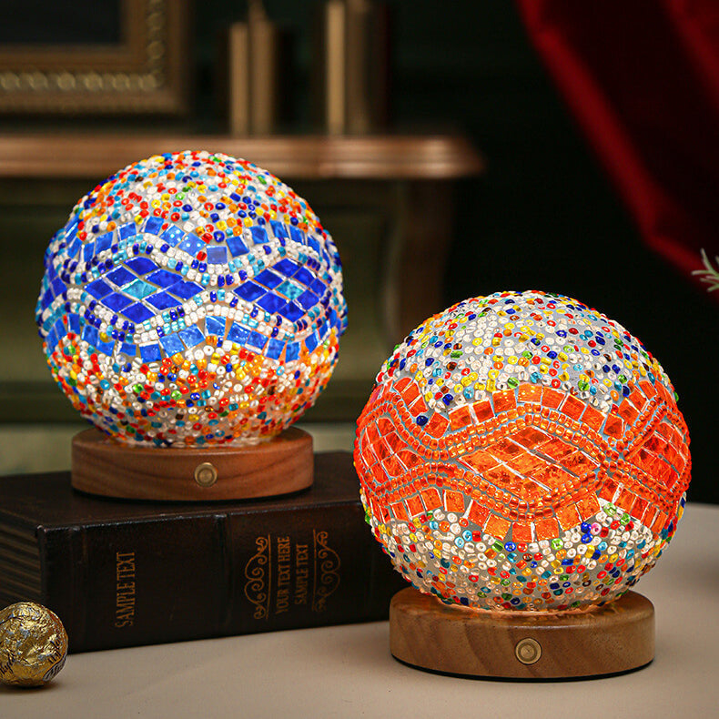 Bohemian Style Round Decorative Lamp