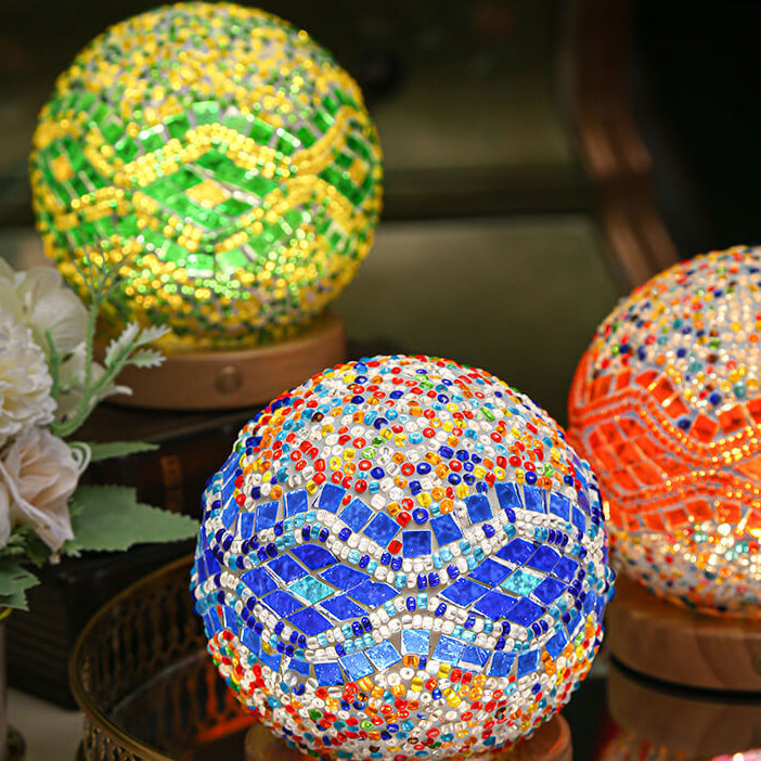 Bohemian Style Round Decorative Lamp