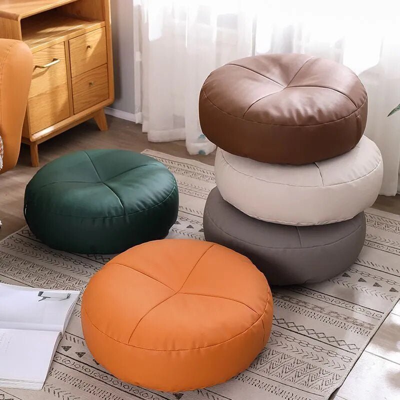 Japanese-Inspired Round Floor Seating Cushion