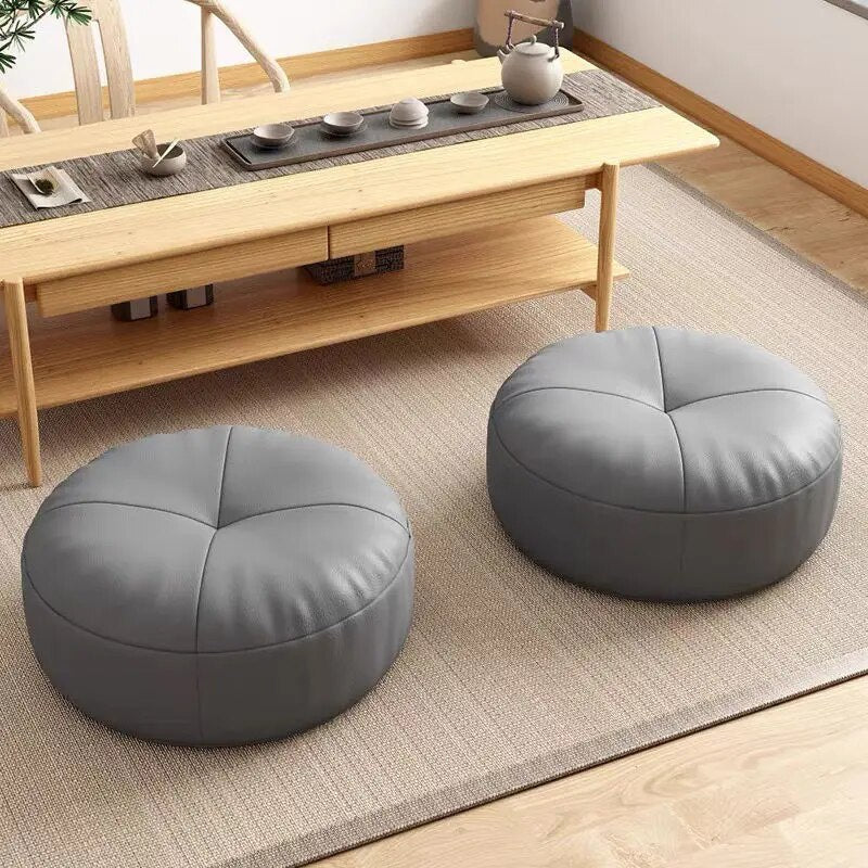 Japanese-Inspired Round Floor Seating Cushion