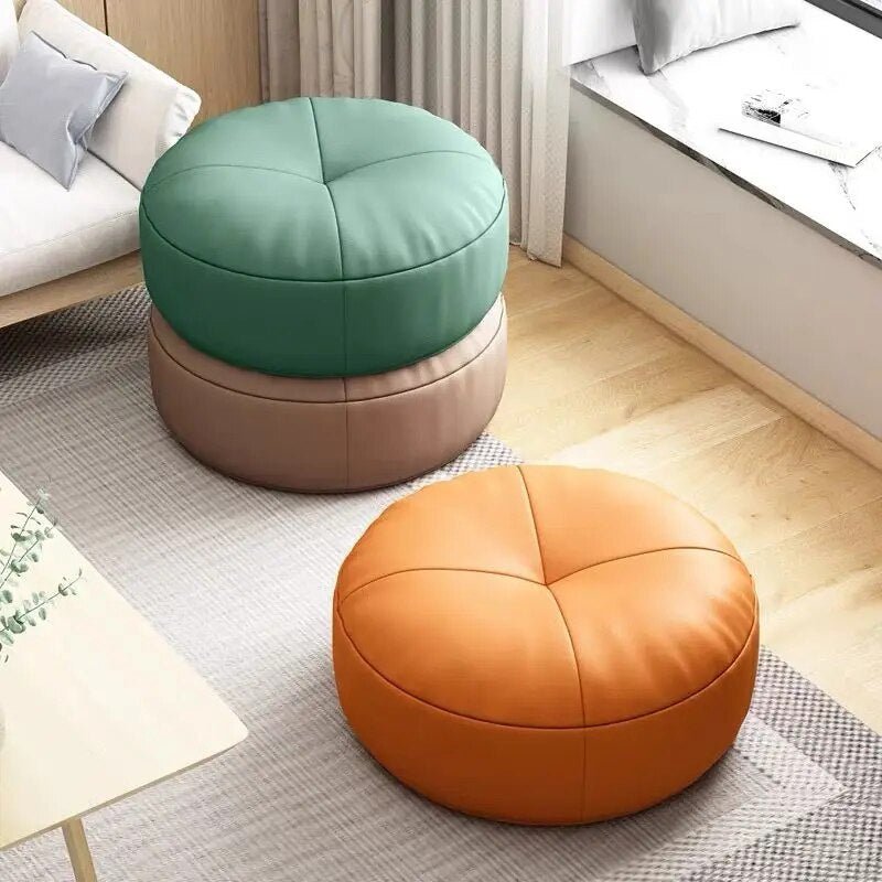 Japanese-Inspired Round Floor Seating Cushion