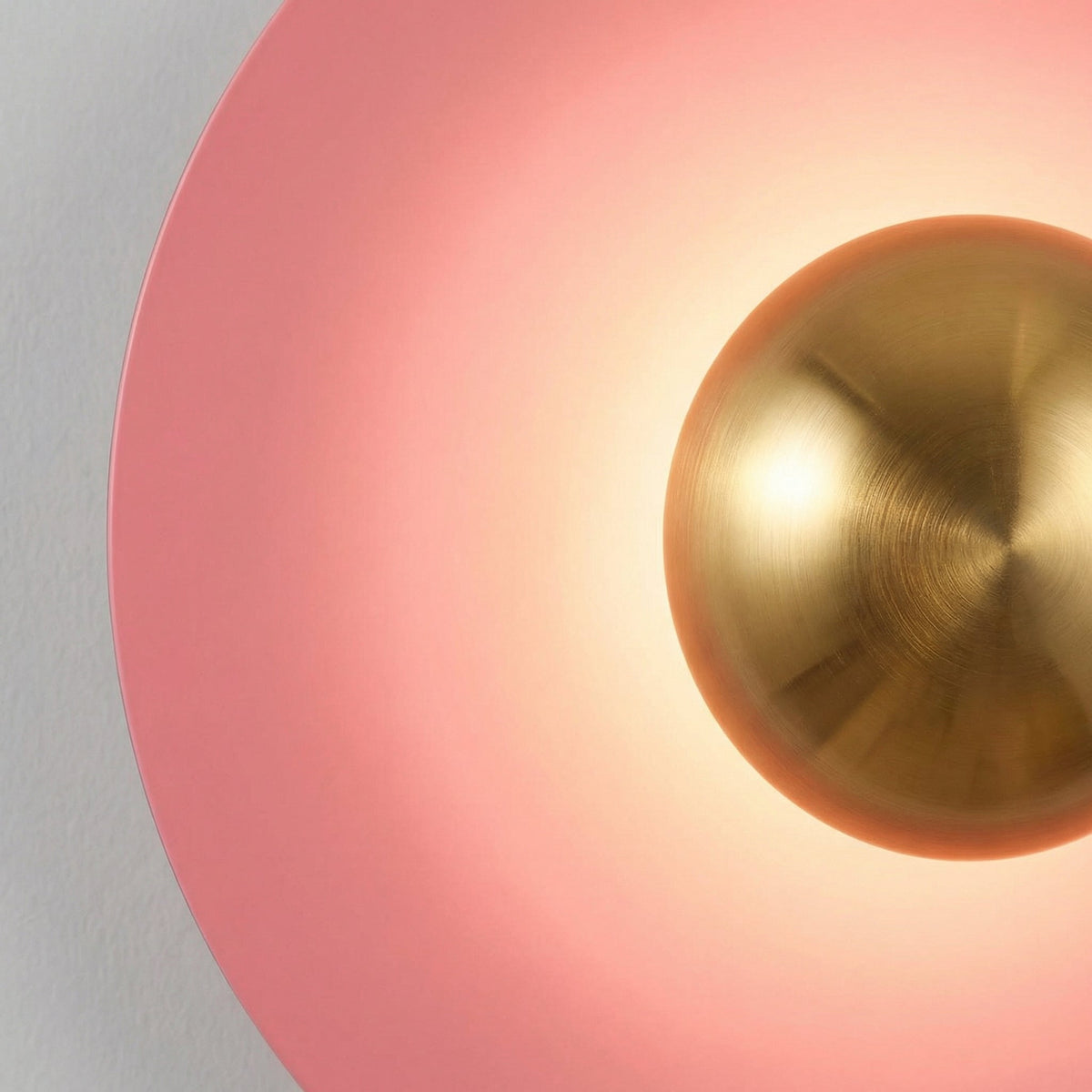 Round Halo Shaped Wall Lamp