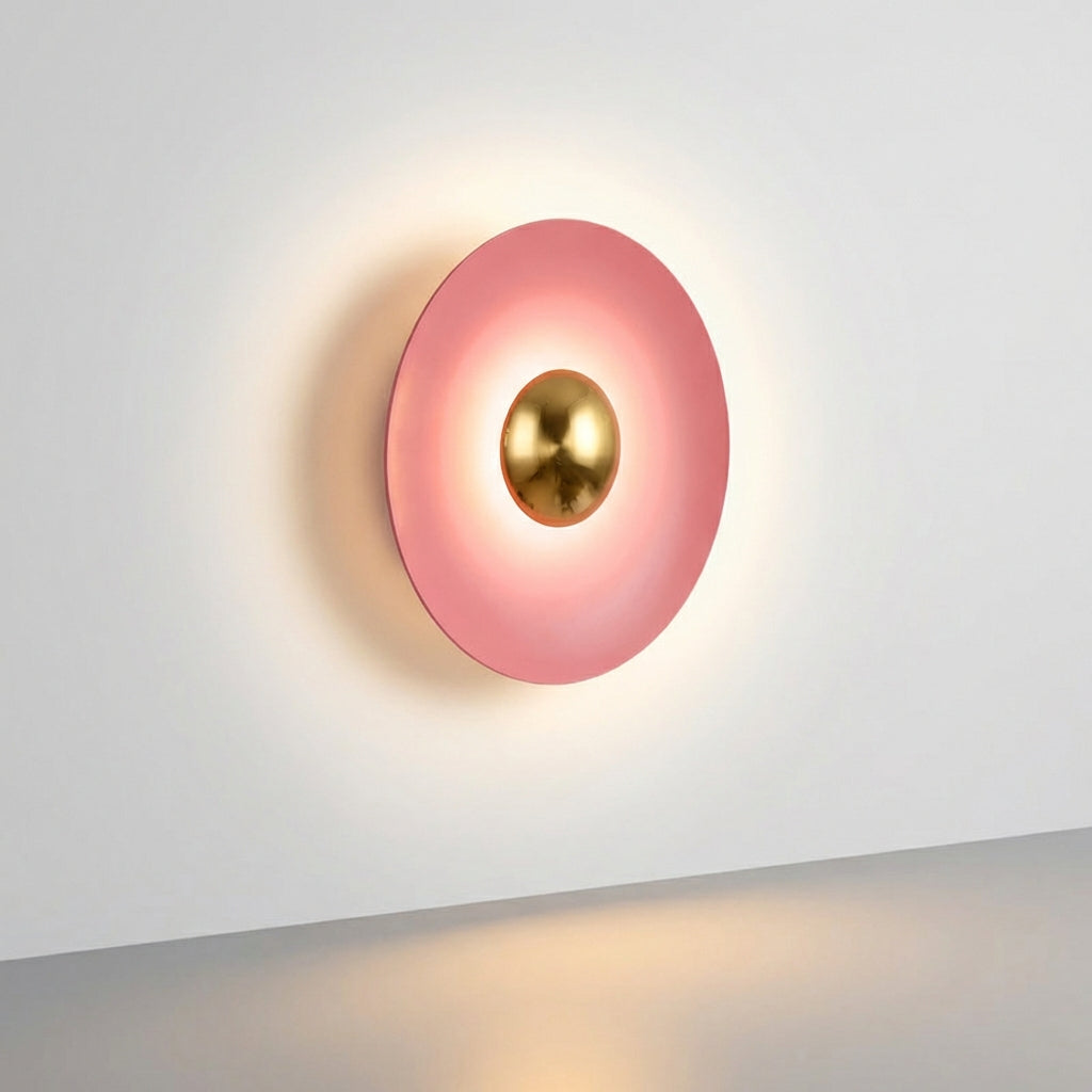 Round Halo Shaped Wall Lamp