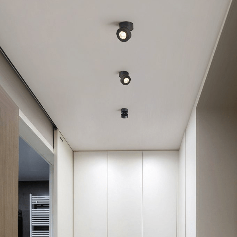 Versatile Rotating LED Ceiling Light Fixture - 6W Power