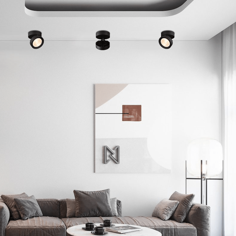 Versatile Rotating LED Ceiling Light Fixture - 6W Power