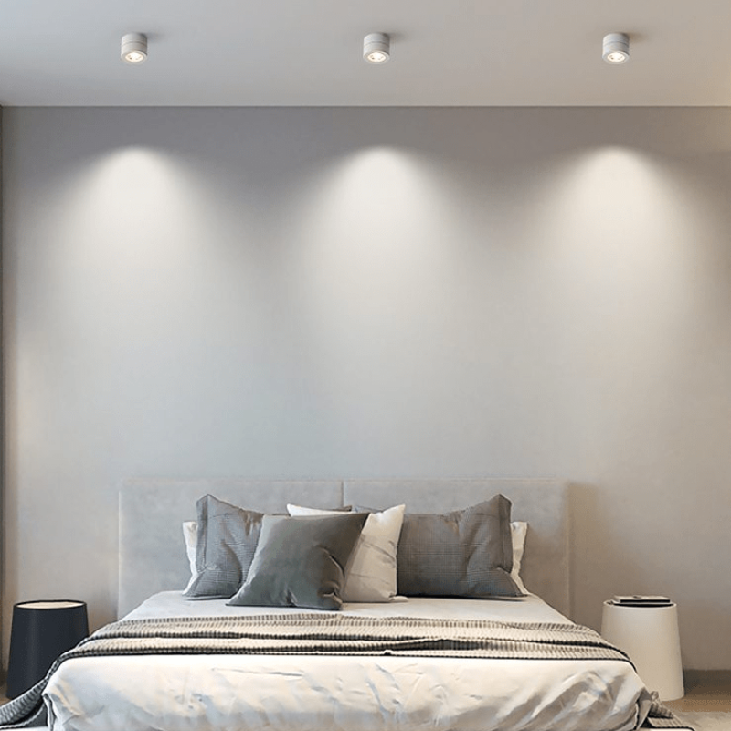 Versatile Rotating LED Ceiling Light Fixture - 6W Power