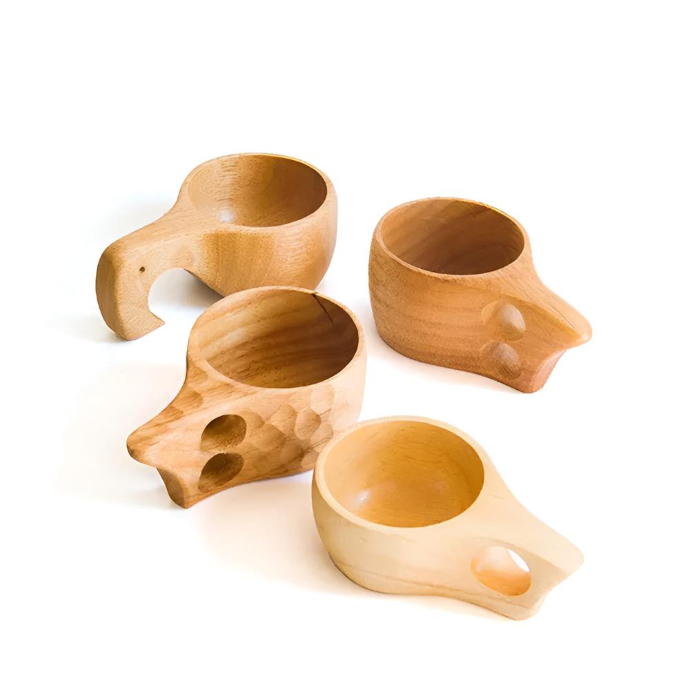 Eco-Friendly Handcrafted Wooden Drinking Cup