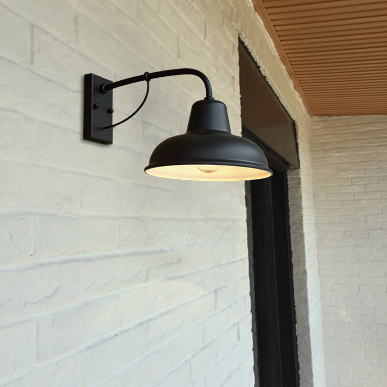 Vintage-Inspired Outdoor Wall Light with Sturdy Design