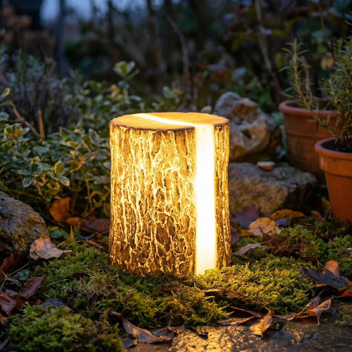 Garden Light with Rustic Design – Outdoor Illumination Fixture