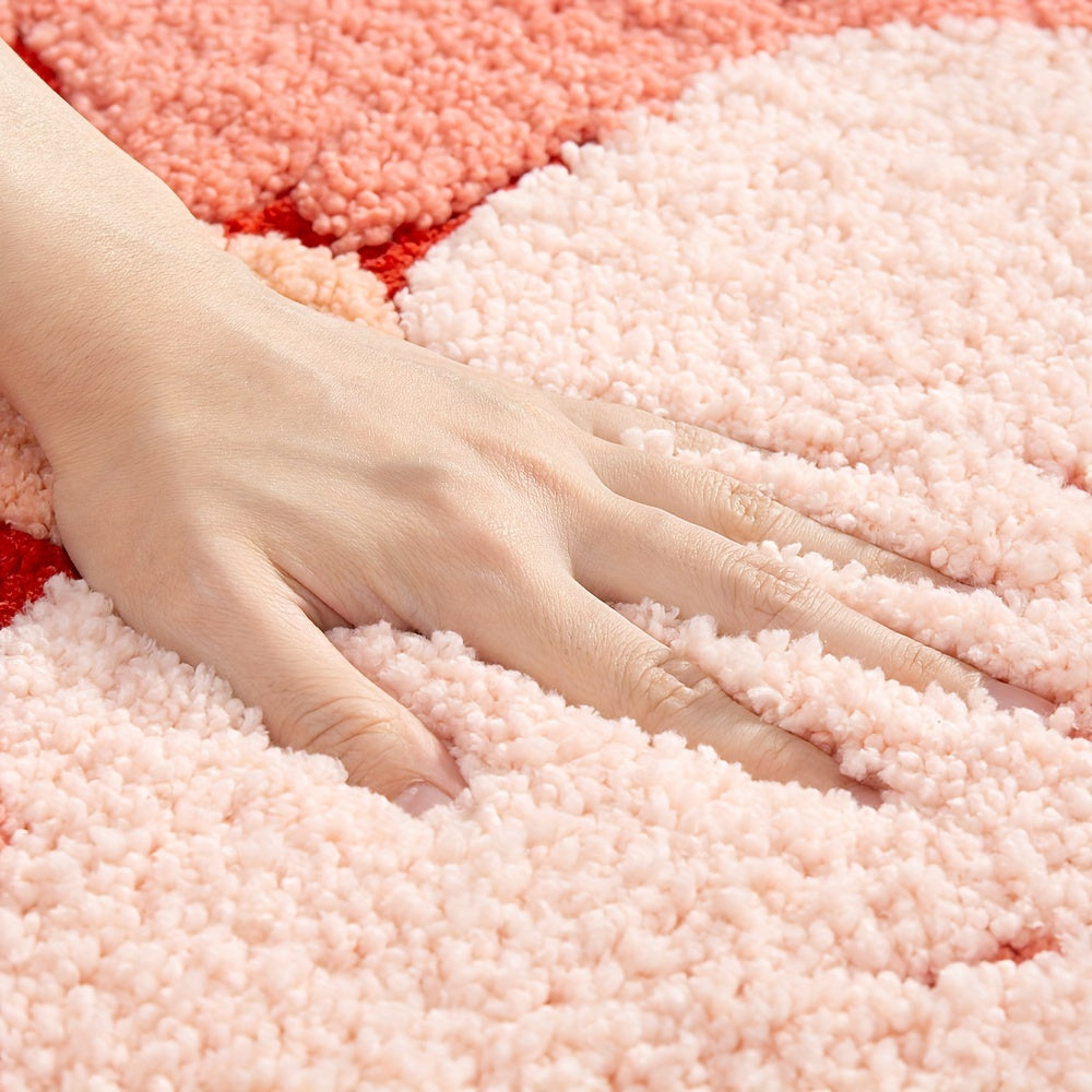 Floral Non-Slip Bath Mat
