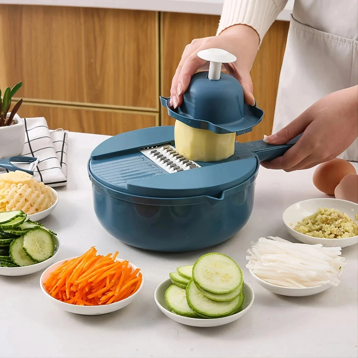 Versatile 9-in-1 Kitchen Food Processor for Effortless Prep