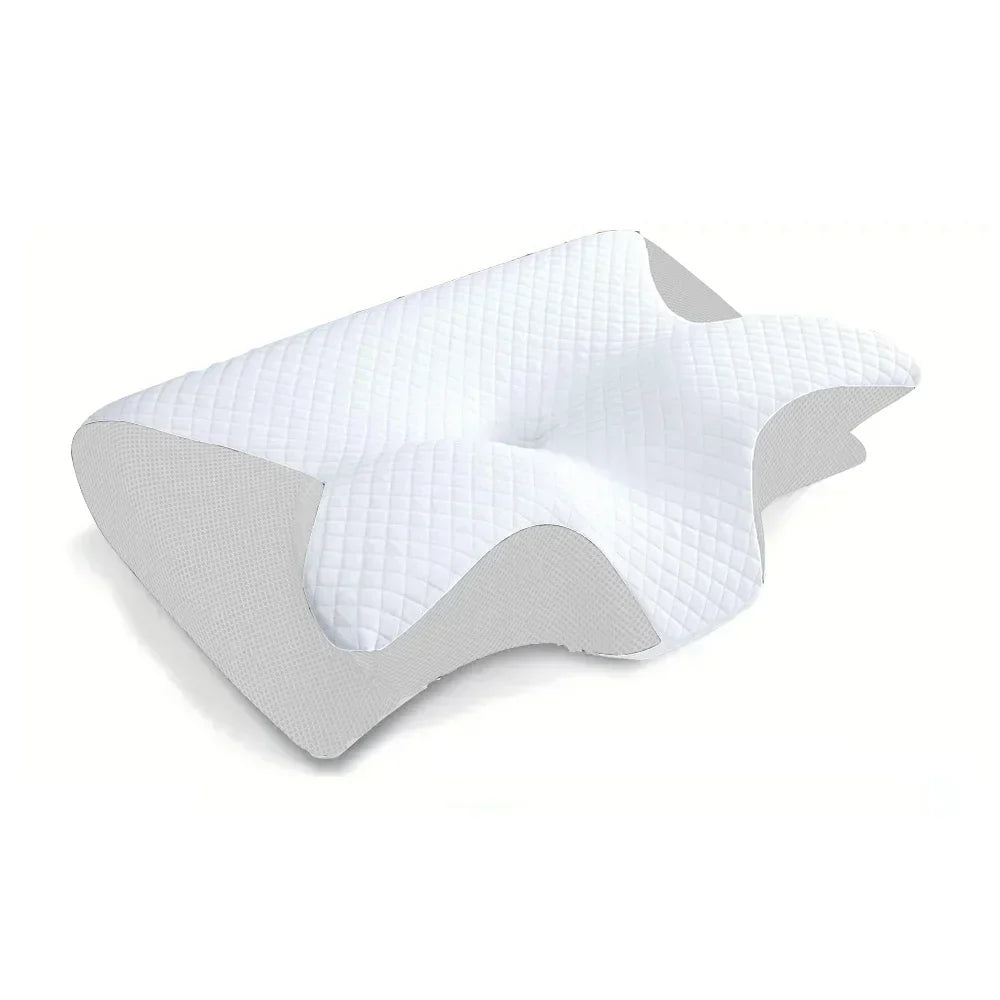 Ergonomic Contour Design Cervical Pillow – 2-in-1 Memory Foam