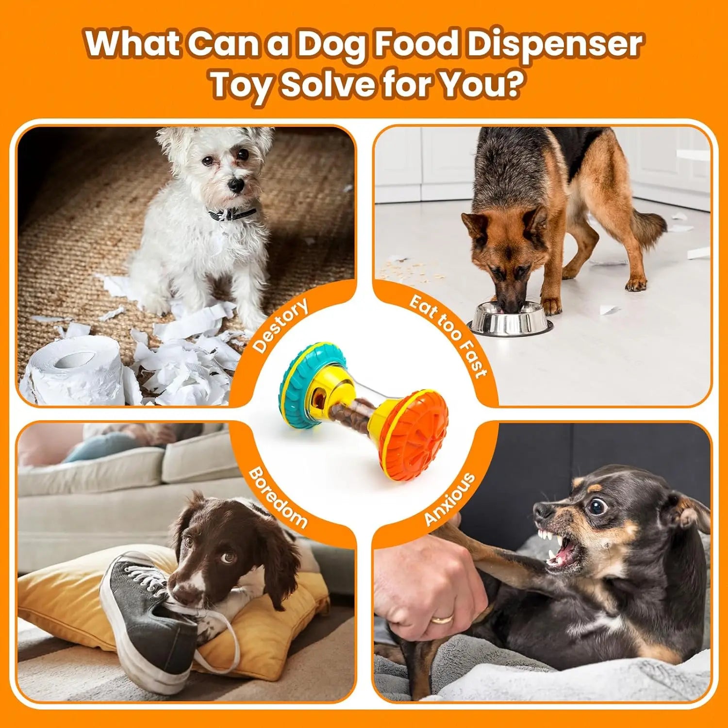 SmartPaws | Engaging Dog Puzzle Game | IQ Enhancer & Slow Feeder