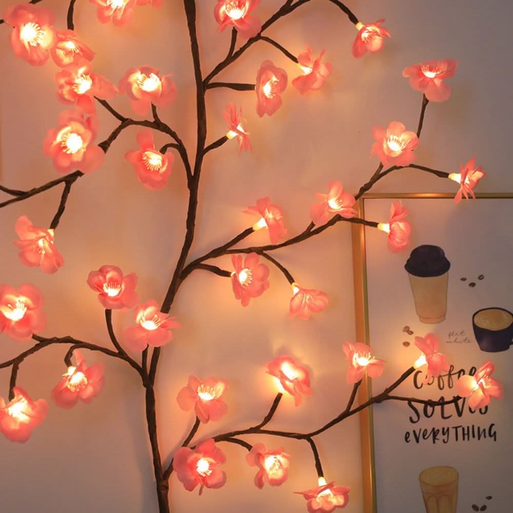 Luminous Nature-Inspired LED Branch Lights for Home Decor