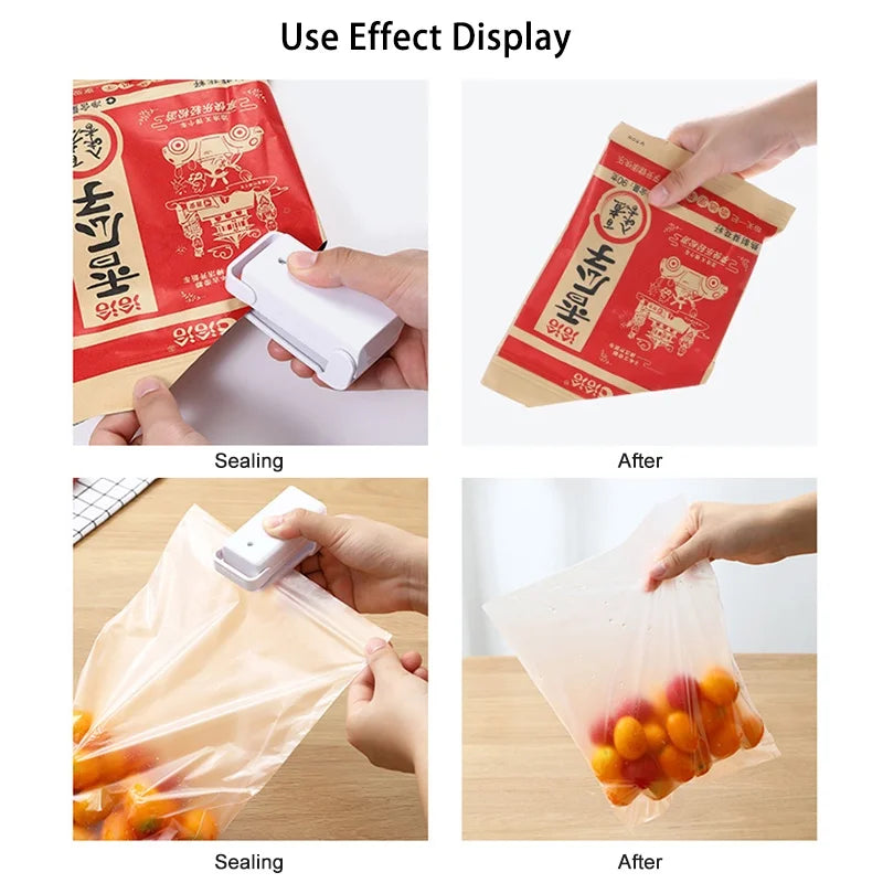 SnackGuard Portable Heat Sealer – Handheld Bag Sealing Solution