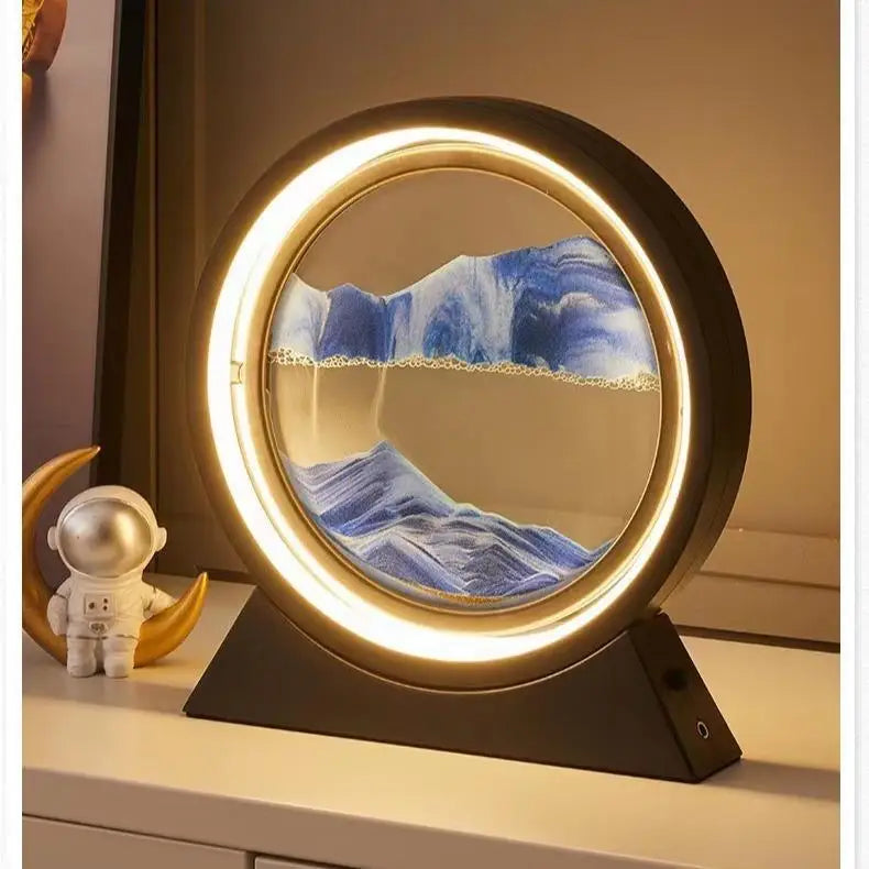Sandscape Illumination Table Lamp – Dynamic 3D Art & Light