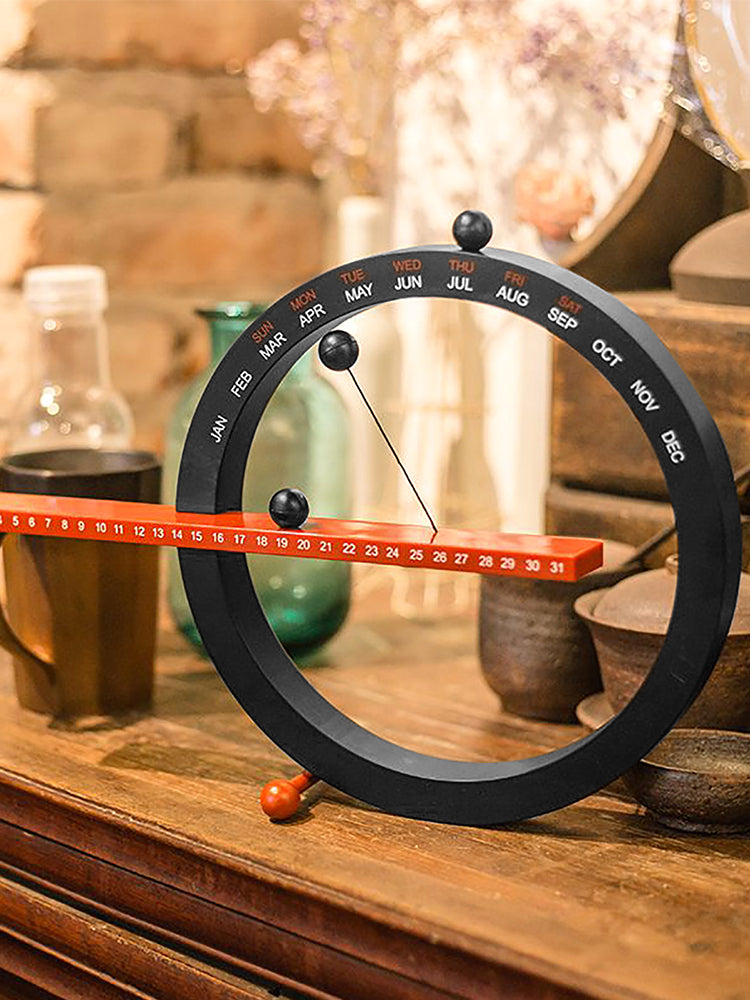Magnetic Calendar with Silent Function - Everlasting Design