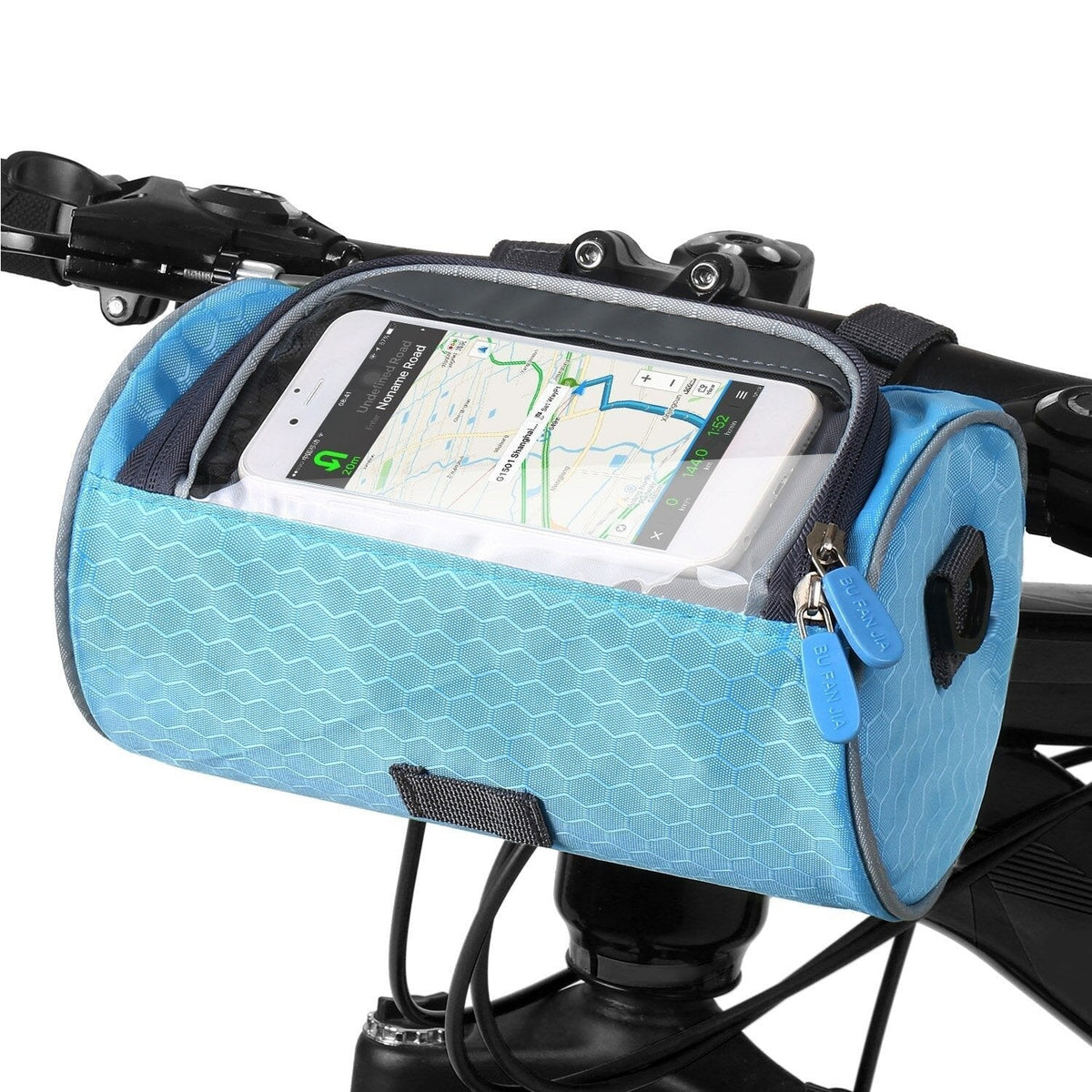 Smart Cycling Pouch with Touchscreen Access