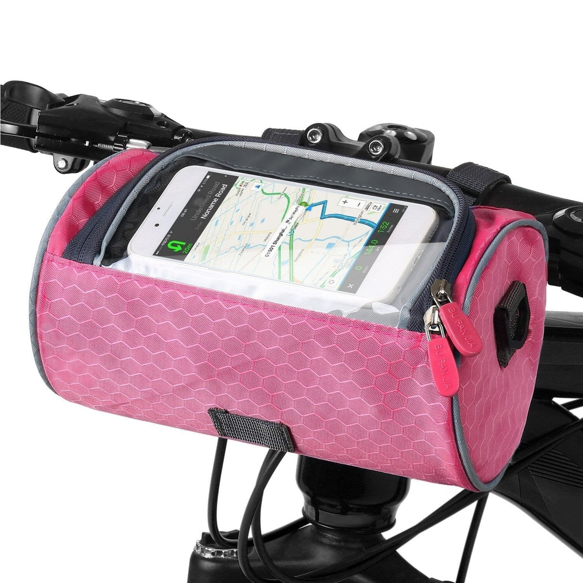Smart Cycling Pouch with Touchscreen Access