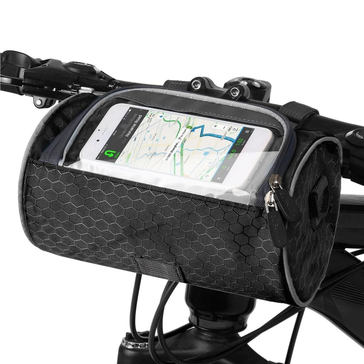 Smart Cycling Pouch with Touchscreen Access