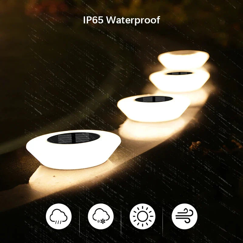 Eco-Friendly Solar Pathway Lights – 4-Pack with 14 LEDs