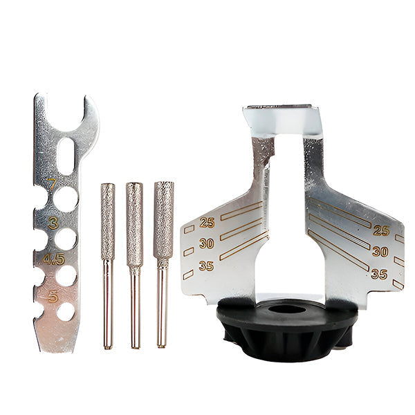 Precision Chainsaw Sharpener with Built-In Guide