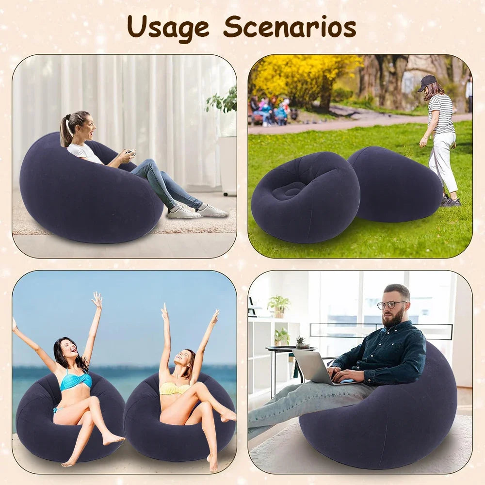 AeroLounge Inflatable Chair – Versatile Portable Seating for Any Space