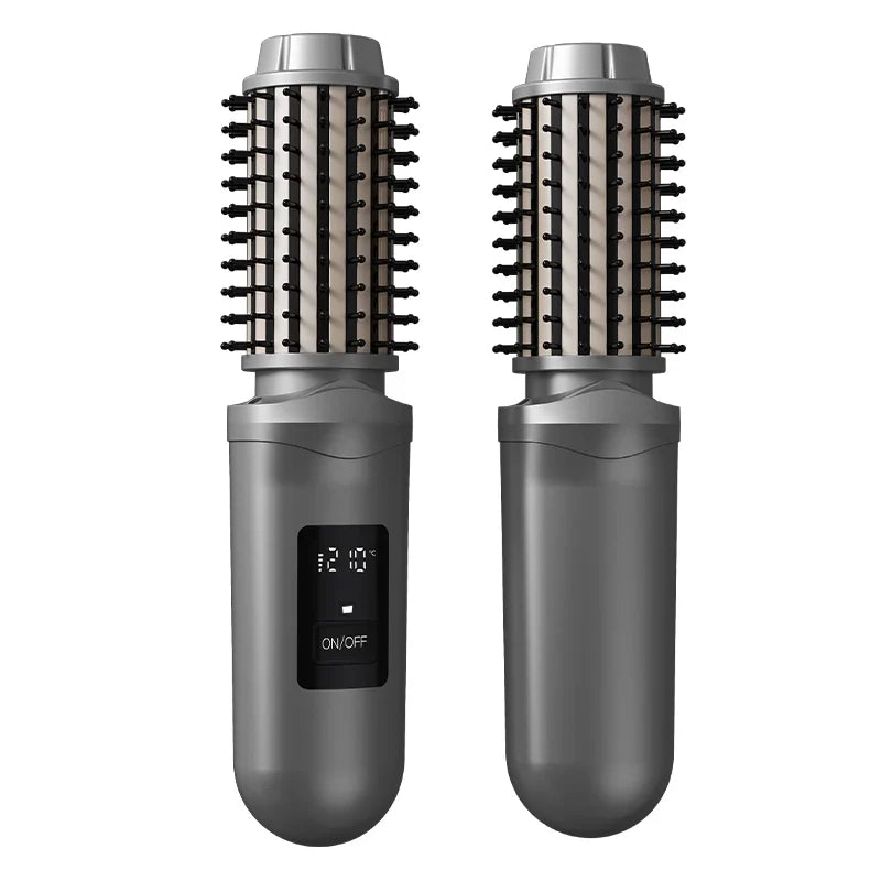 FlexiStyle Cordless Hair Straightening Comb – 2600mAh Rechargeable Portable Hair Styler
