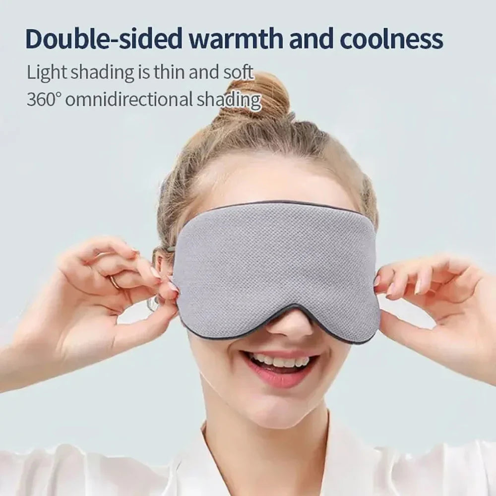 Serenity Luxe Sleep Mask – Adjustable Comfort for All-Night Relaxation