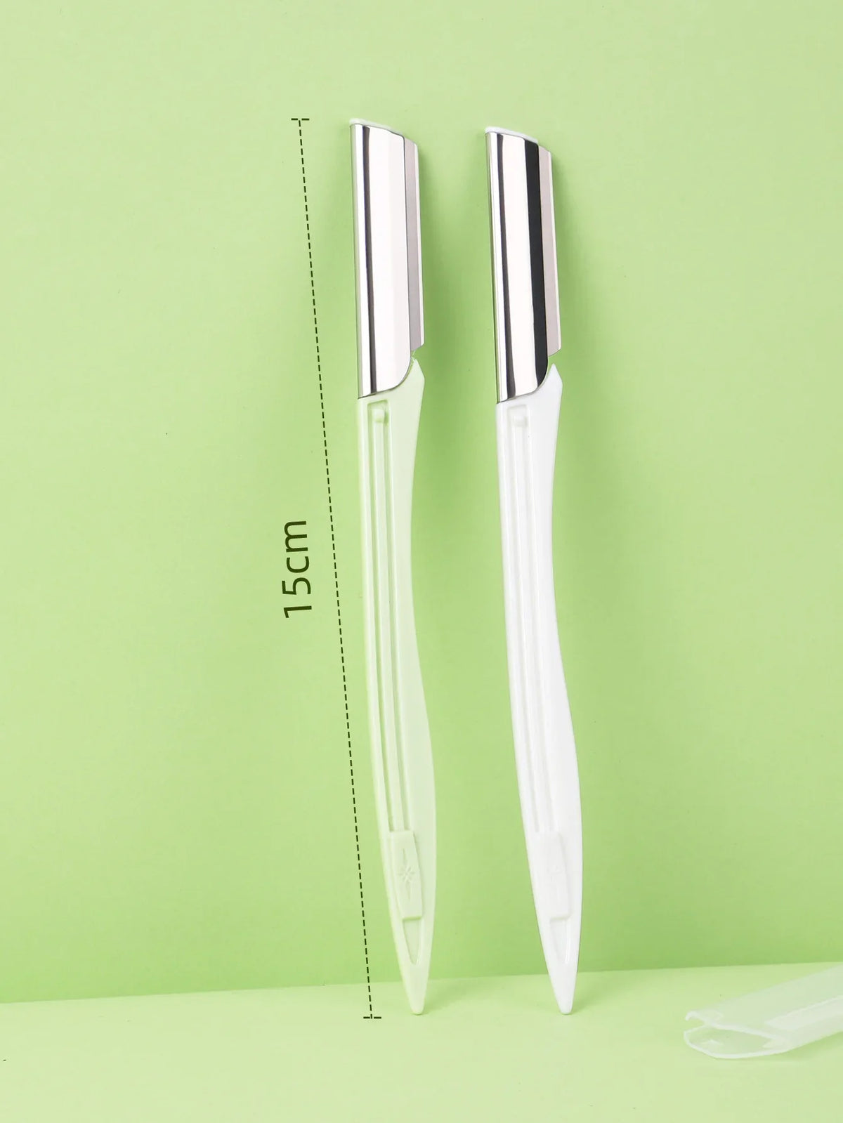 Sleek Shaper Stainless Steel Eyebrow Razors – Ergonomic Grooming Tool for Flawless Brows