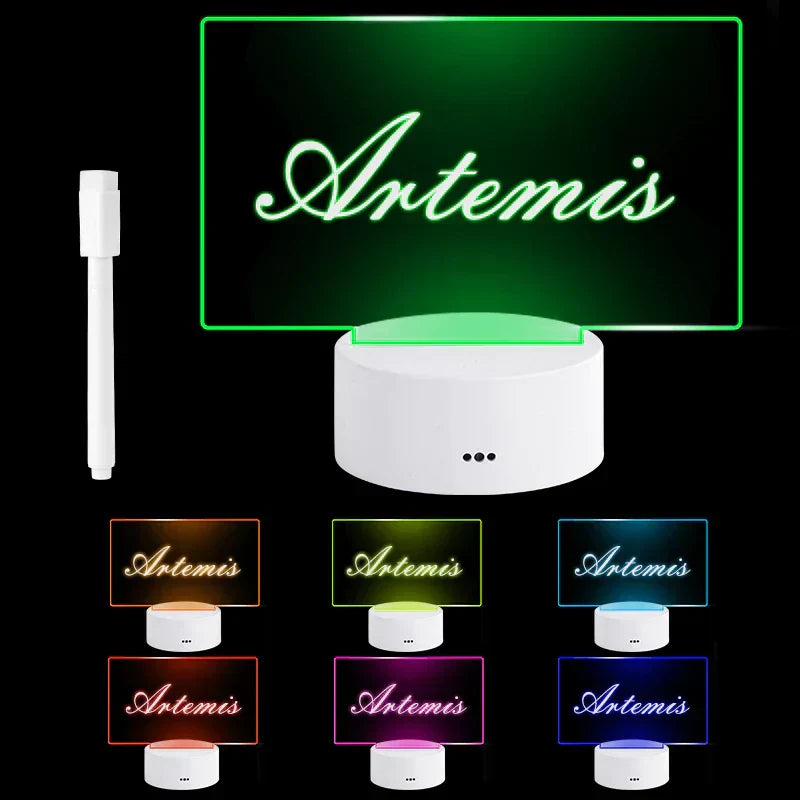 Light-Up Message Board for Notices