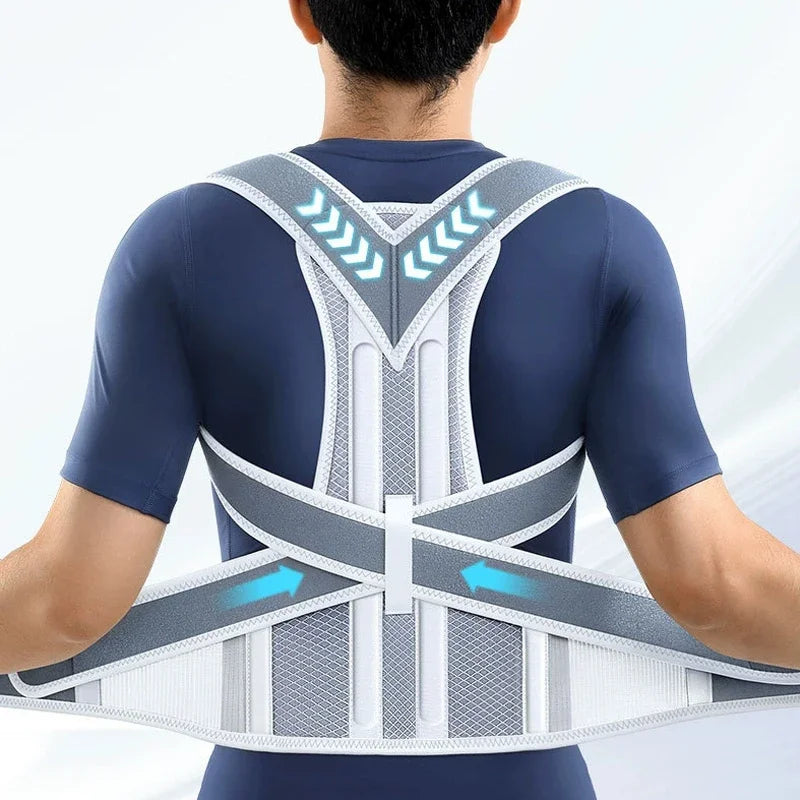 StealthFit Adjustable Back Support Brace for All-Day Comfort