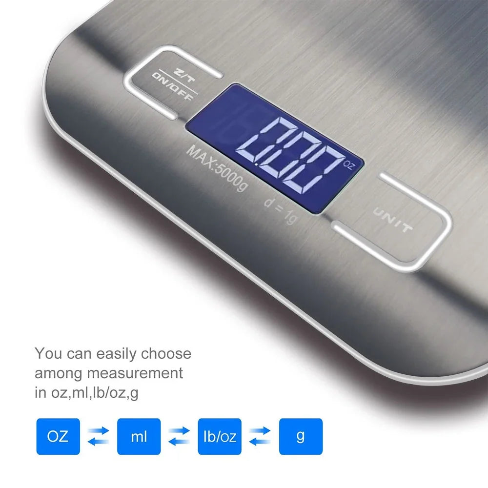 PrecisionPro Digital Kitchen Weighing Scale | Accurate Measurements for Cooking & Baking
